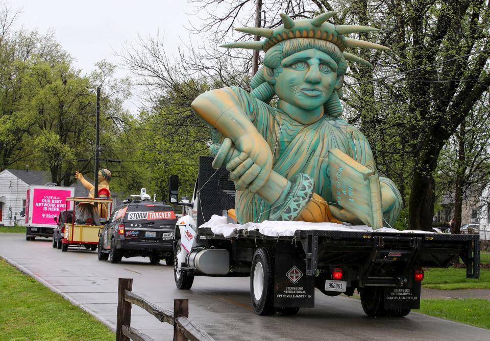 The Zoeller Pump Touring Pegasus Parade.