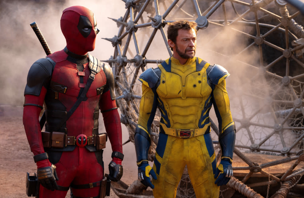 Ryan Reynolds and Hugh Jackman in Deadpool and Wolverine credit:Bang Showbiz