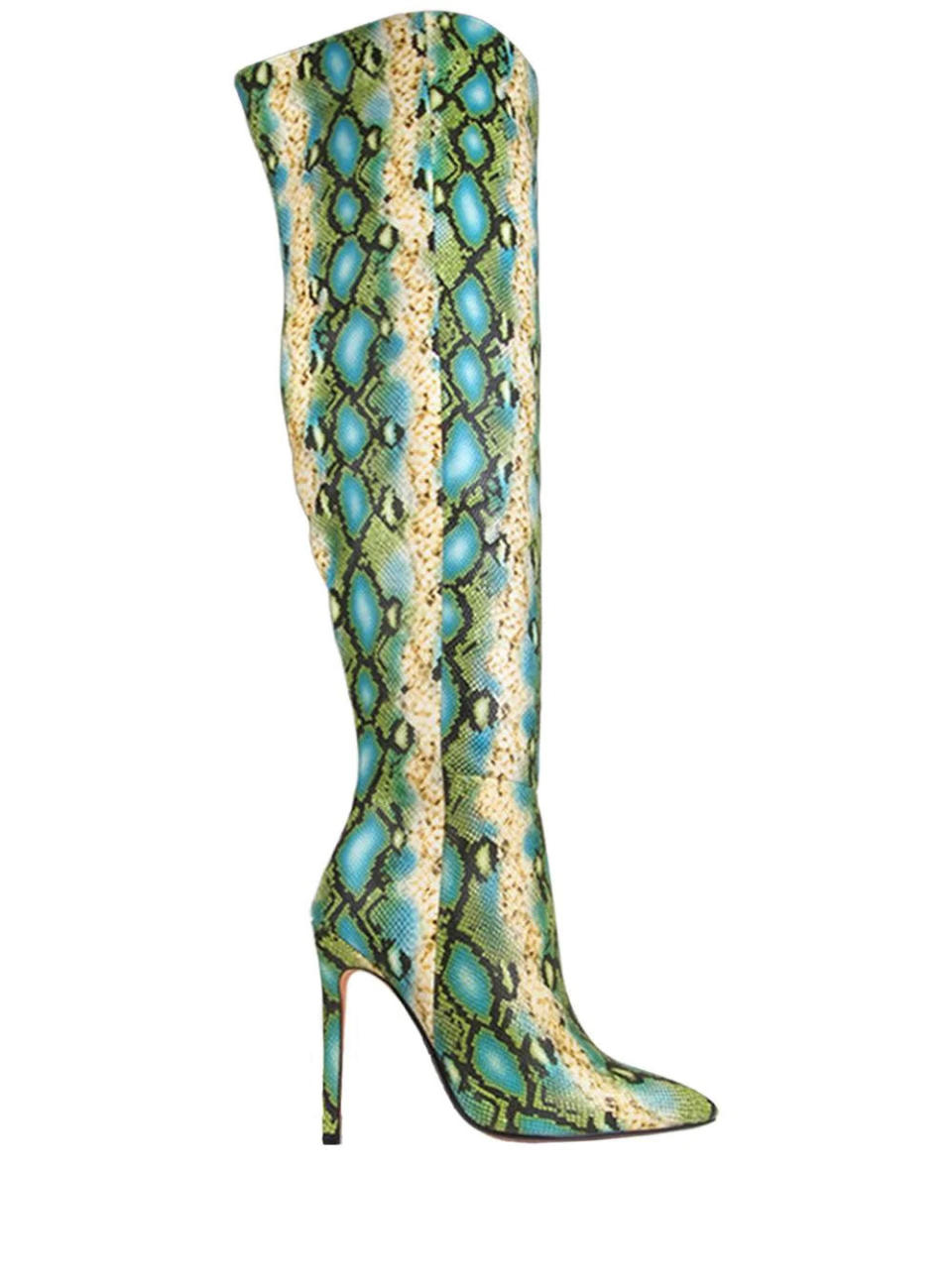 Lemon Drop by Privileged’s Franna Boot in Green Multi