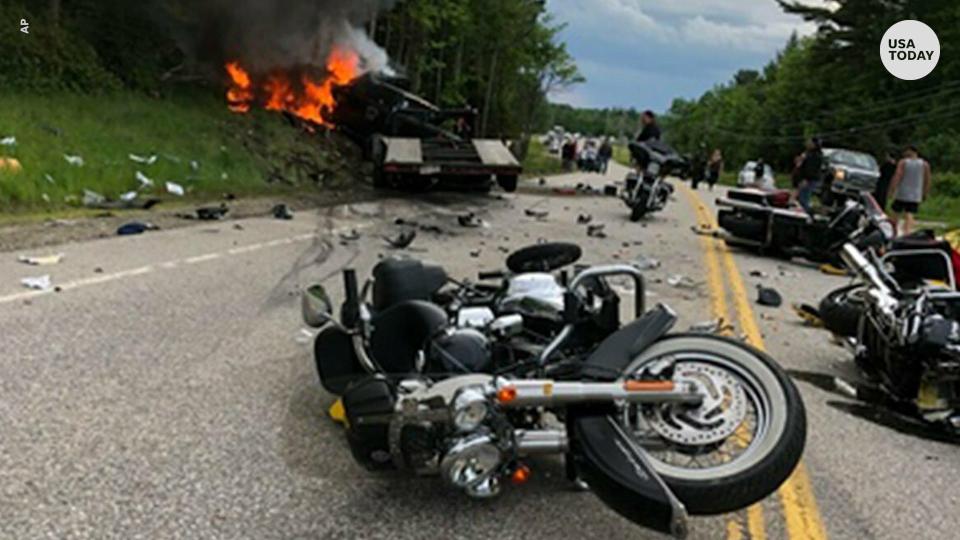 7 motorcyclists killed in gruesome collision, driver charged