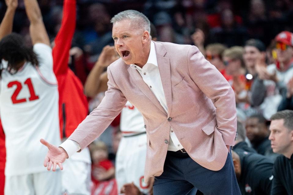 Chris Holtmann's Buckeyes are 8-2 heading into Saturday's game against UCLA.