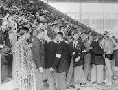 <p>At the 1956 Melbourne Olympics, a water polo match turned violent when Hungary's star player <a href="https://www.bbc.com/news/world-14575260" rel="nofollow noopener" target="_blank" data-ylk="slk:Ervin Zador got punched in the face by Russian opponent;elm:context_link;itc:0;sec:content-canvas" class="link ">Ervin Zador got punched in the face by Russian opponent</a> Valentin Prokopov. The incident has become symbolic of political tensions at the time resulting from the Hungarian struggle against Soviet rule.</p>