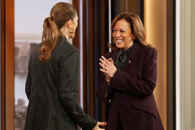 Kamala Harris Gives Power Suit Playful Details With Polka-dot Pussy-bow ...