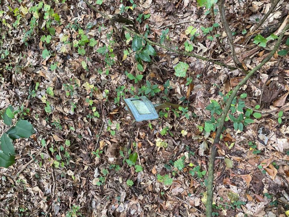 Some grave markers were found on a Clemson property in the South Carolina woods, historians said.