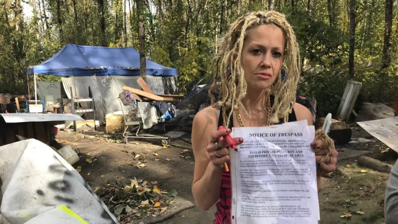 Chilliwack, B.C., homeless camp residents get trespass notice