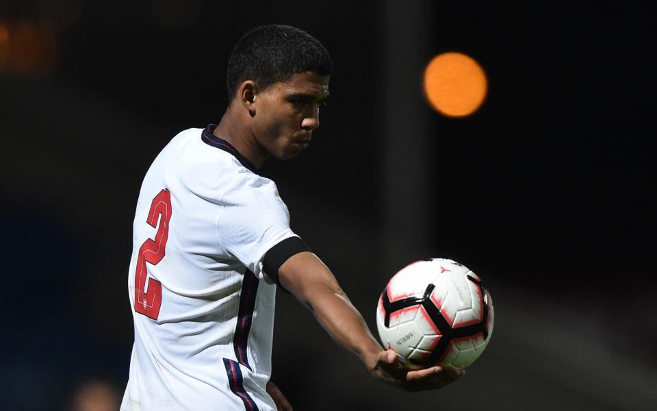 Cody Drameh in action for England U20s against Italy in October - GETTY IMAGES