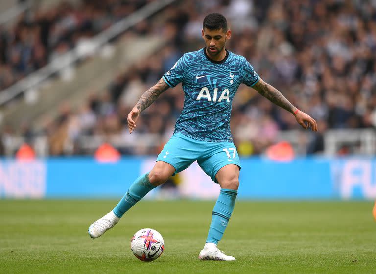 Cristian Romero, durante la goleada por 6-1 que Tottenham sufrió el domingo ante Newcastle