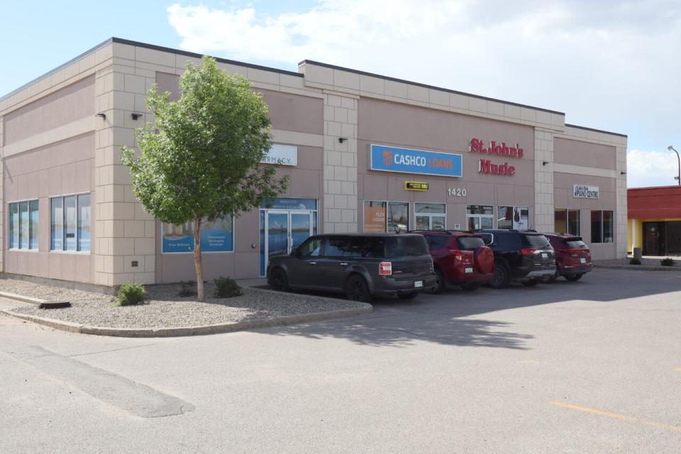 This strip mall is one of the properties listed as the site of a proposed emergency shelter in Regina.  