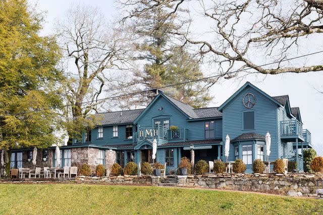 <p>CAMERON REYNOLDS</p> Highlander Mountain House, a carefully renovated 19th-century farmhouse that now hosts guests year-round.