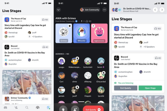 Discord is launching new Clubhouse-like channels for audio events