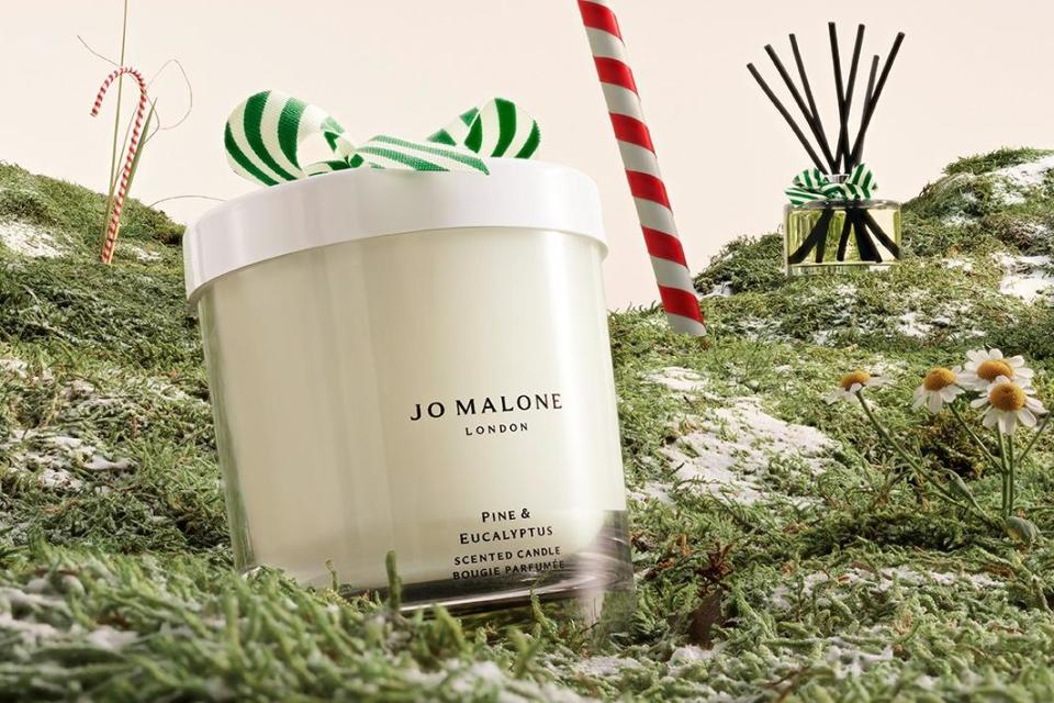 聖誕香水2023｜Jo Malone London居室香氛工藝蠟燭 $595/200g、藤枝擴香組 $815/165ml