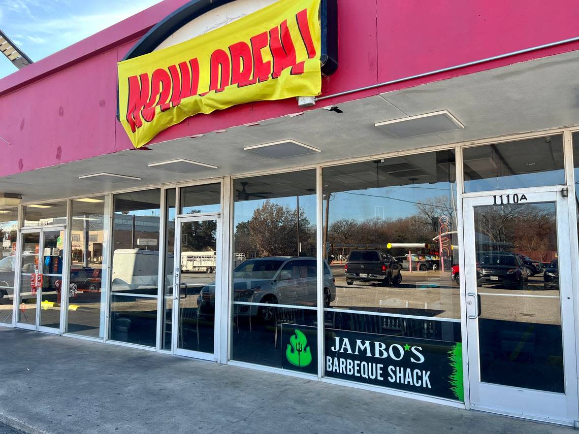 Jambo’s Barbeque Shack’s Pantego location reopened in Arlington, shown Jan. 15, 2023.