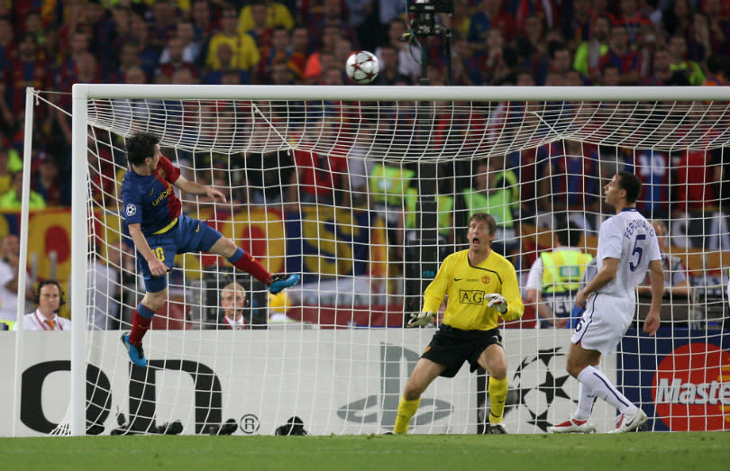 Ahead ofBarcelonas clash withManchester United in the Champions League tonight,Messi talksFourFourTwothrough the most iconic moments of a stellar career including one of my favourite goals from the 2009 final...