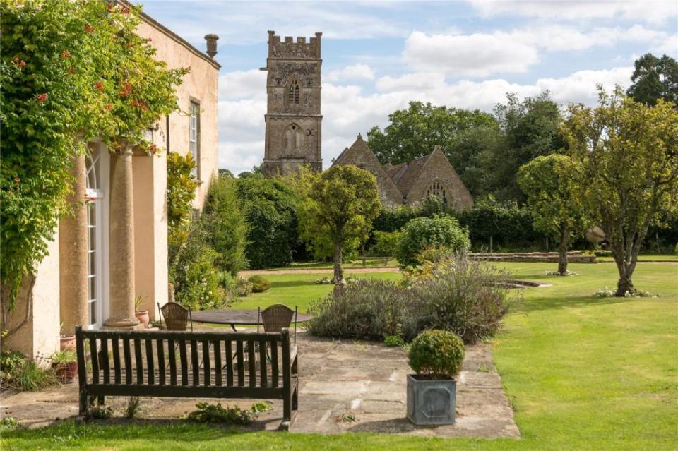 1. Luckington Court had exteriors and interiors used to showcase Longbourn, the Bennet family home, in the BBC’s TV series Pride and Prejudice. Photo: Rightmove