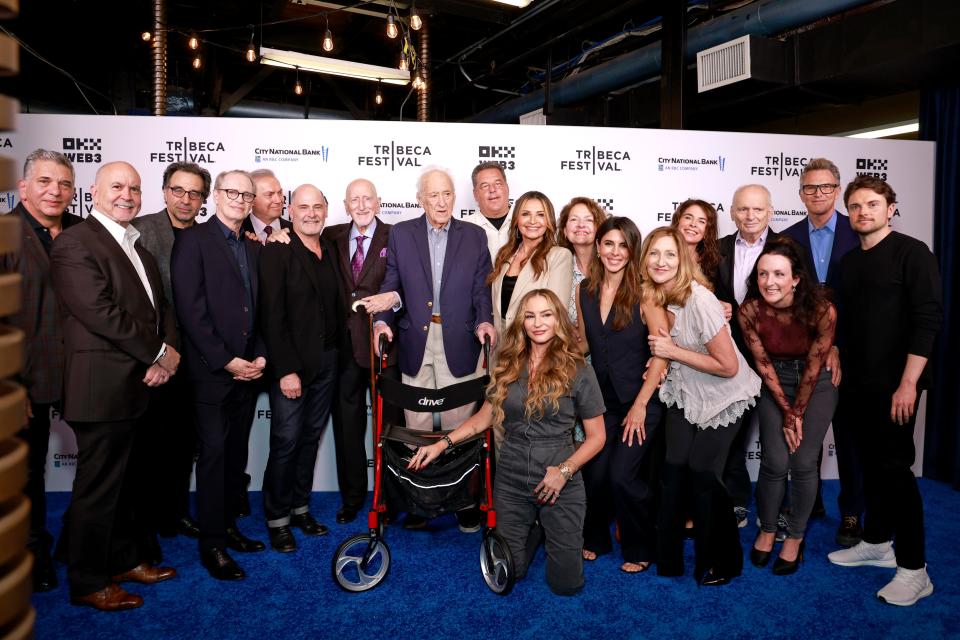 The cast and creative team of "The Sopranos" reunited for a 25th anniversary event at the Tribeca Festival in New York.