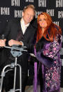 Though country singer Wynonna Judd had known fellow musician Cactus Moser for more than 20 years, the two only struck up a romance in 2009. After Moser popped the question at Christmas in 2011, the couple tied the knot on June 10 in Tennessee – in between tour dates. Sadly, the newlyweds faced tough times right away when Moser was seriously injured in a motorcycle accident two months later and had to have his leg amputated.