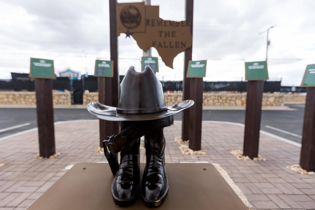 U.S. Border Patrol El Paso Sector unveiled the El Paso Sector Agent Memorial honoring 27 Border Patrol Agents and one support staff employee who have died in the line of duty on Wednesday, Jan. 24, at the El Paso Sector Headquarters.