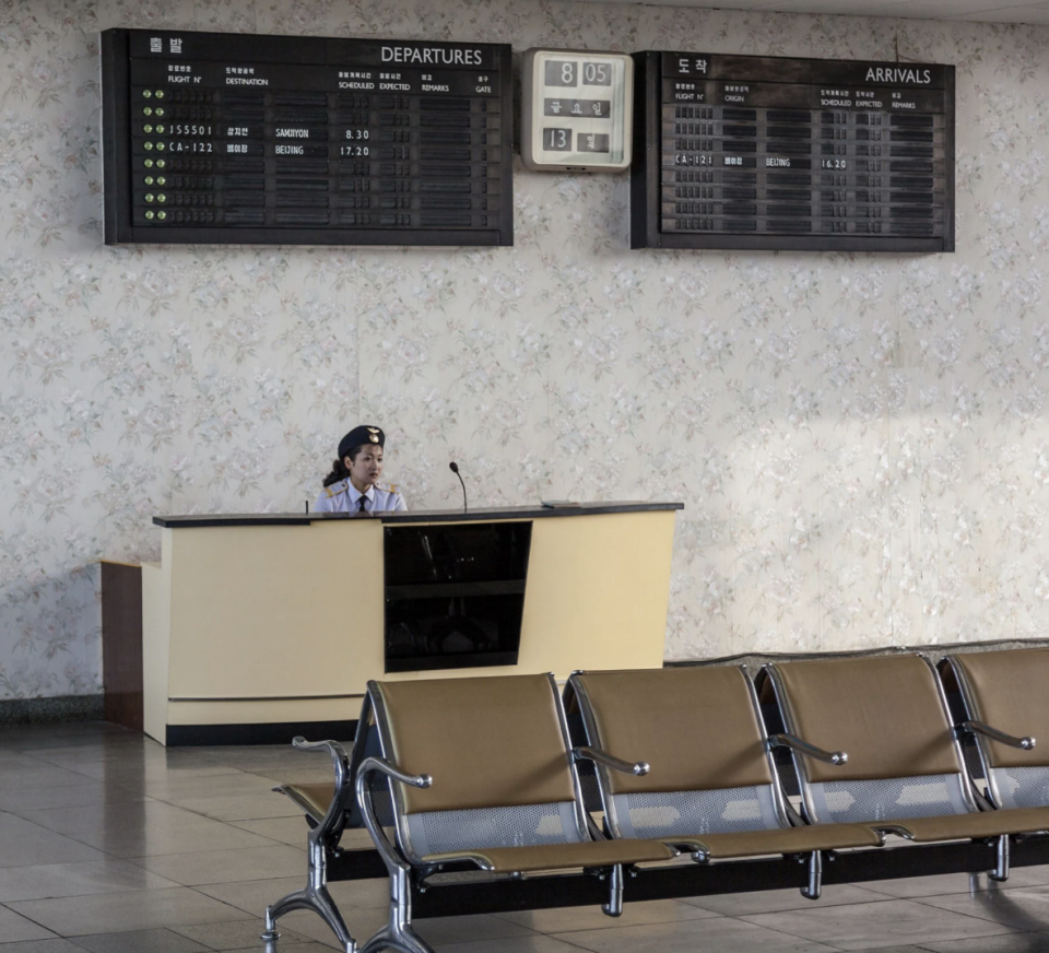 very bare airport