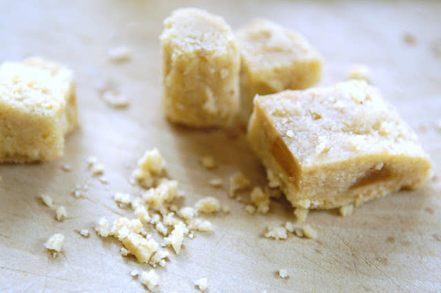 Ginger and Macadamia Shortbreads