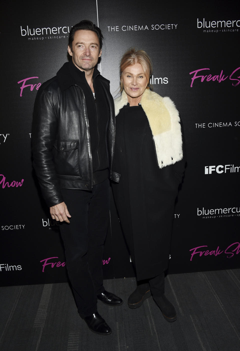 Hugh Jackman und seine Ehefrau Deborra-Lee Furness bei einer Filmpremiere in New York am vergangenen Mittwoch. (Bild: AP Photo)