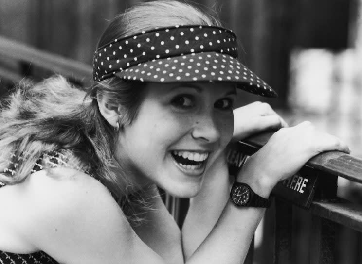 Carrie Fisher, 1980. 