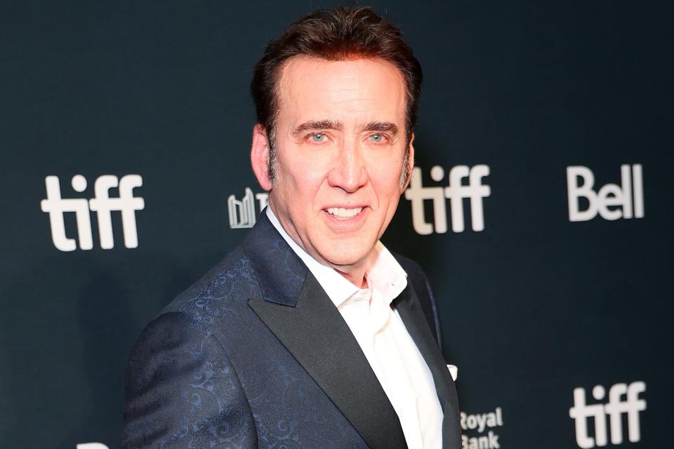 Nicolas Cage attends the "Butcher's Crossing" Premiere during the 2022 Toronto International Film Festival at Roy Thomson Hall on September 09, 2022 in Toronto, Ontario