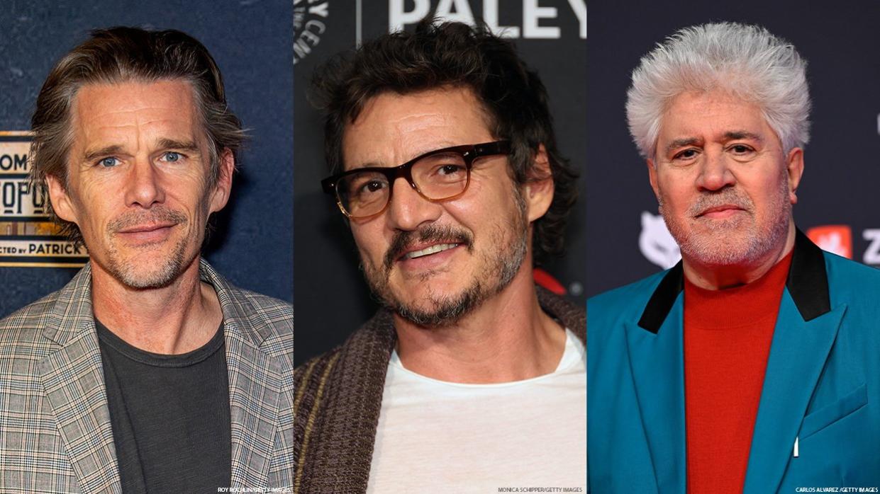 ehtan hawke, pedro pascal, pedro almodovar