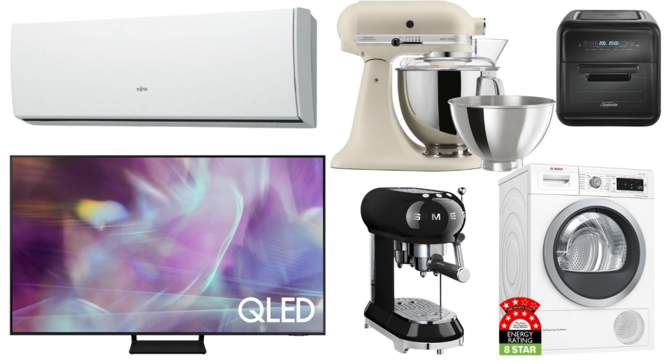 Save hundreds of dollars across Bosch, Smeg, KitchenAid and more in Appliances Online's huge sale. Source: Appliances Online