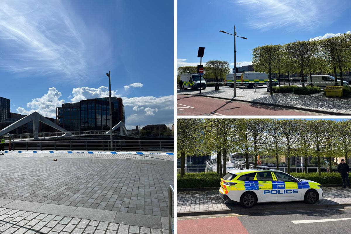 Emergency services spotted at River Clyde as boats search water <i>(Image: Newsquest)</i>