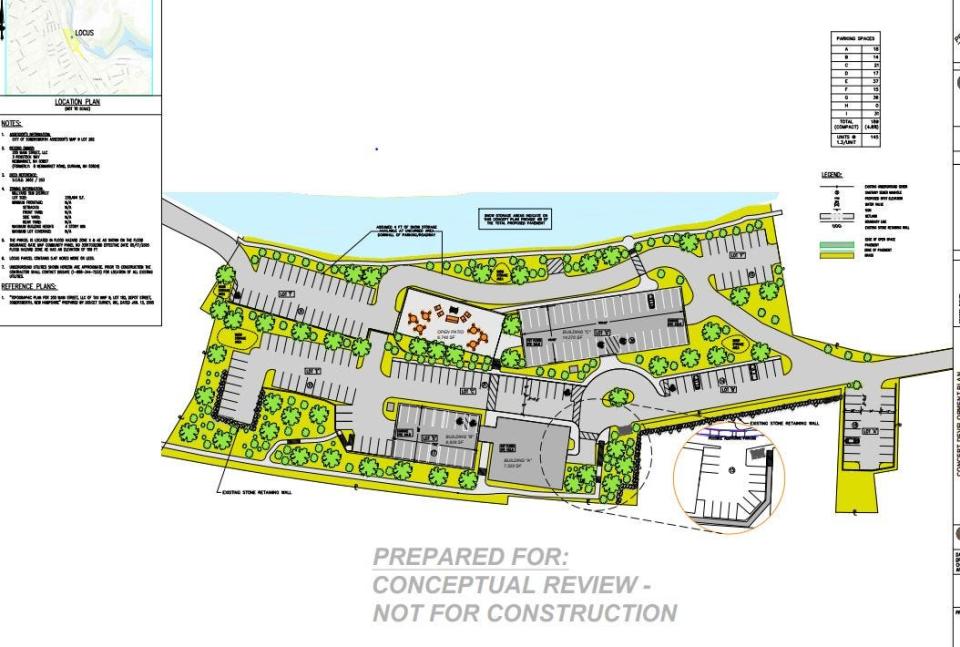 Building A at 200 Main St. is the location for one of two buildings Chinburg plans to use to create approximately 145 apartments in Somersworth.