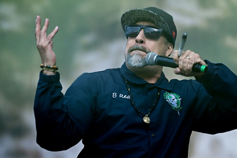 Cypress Hill's B-Real said the London Symphony Orchestra tie-up was 'very special' (Anna KURTH)