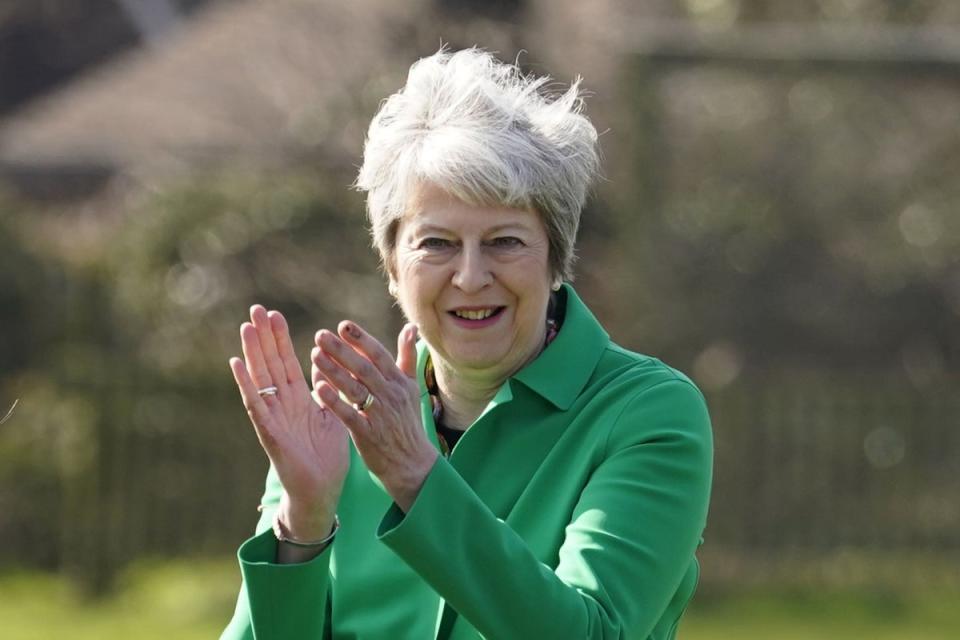 Former prime minister Theresa May (Andrew Matthews/PA) (PA Wire)