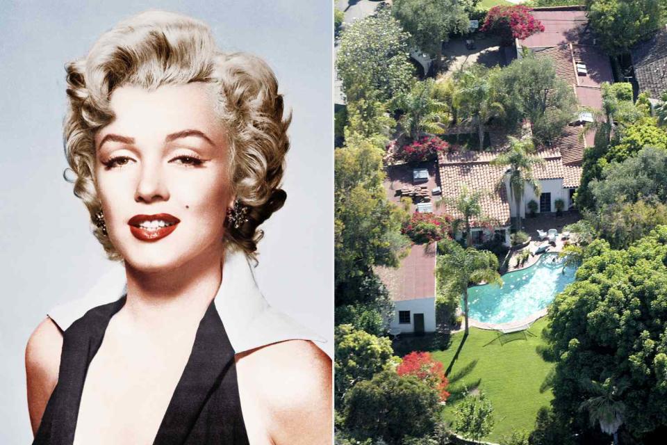 <p>Bettmann/Getty; Mel Bouzad/Getty</p> Marilyn Monroe home