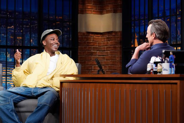 <p>Lloyd Bishop/NBC</p> Jerrod Carmichael on 'Late Night With Seth Meyers'