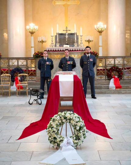 The Danish people were able to pay their respects to Prince Henrik last week. Photo: Instagram/detdanskekongehus