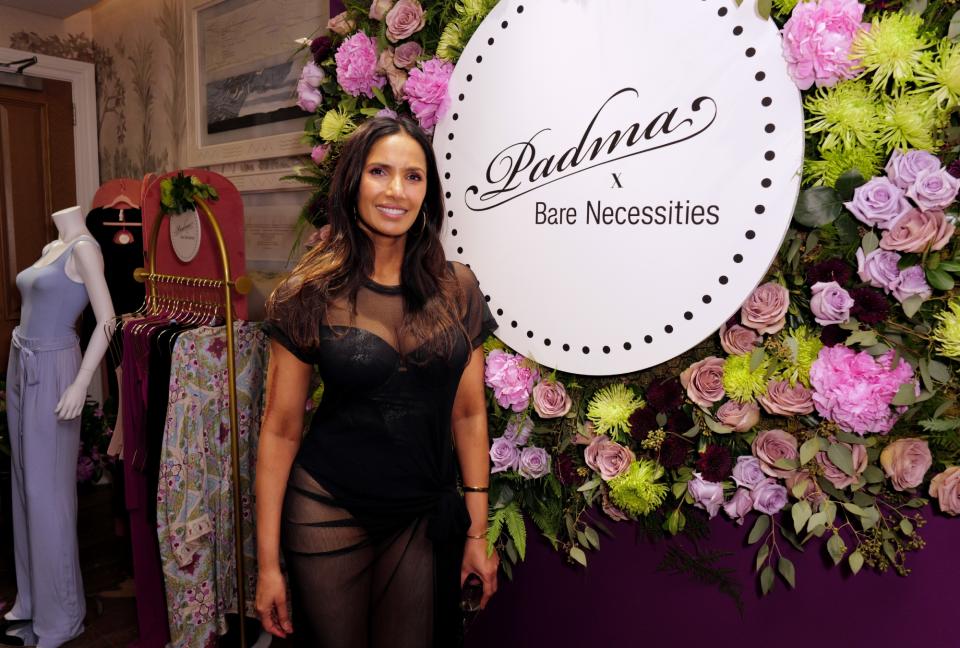 padma lakshmi, bare necessities, new york city, launch event