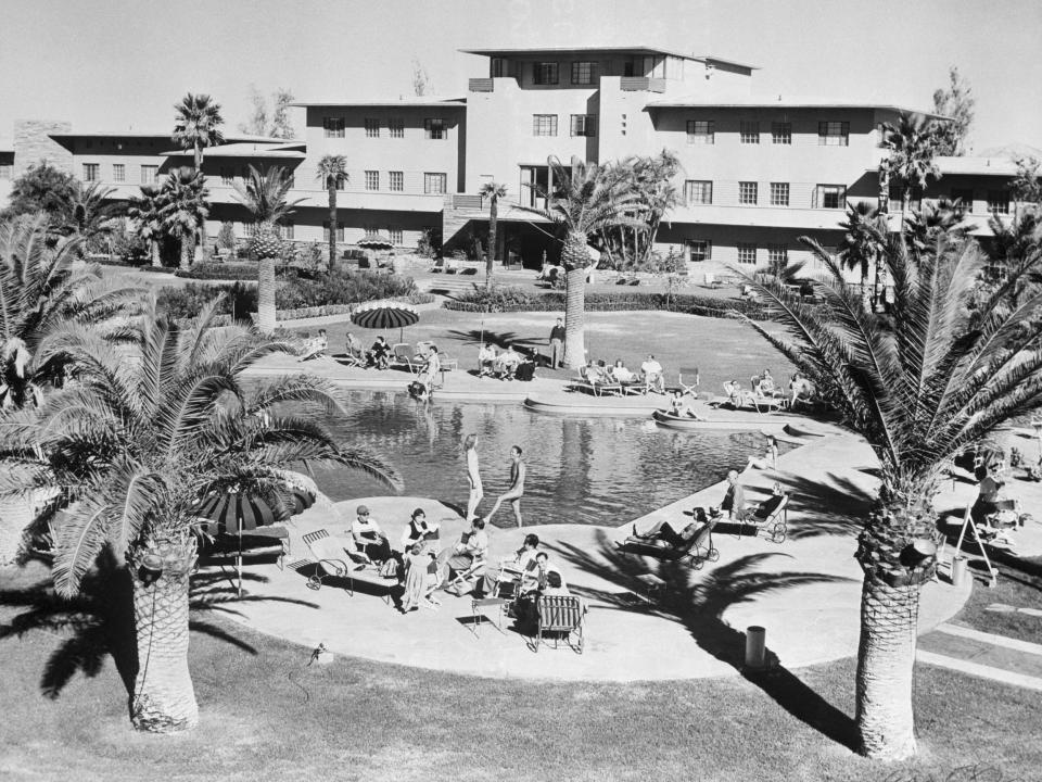 The Flamingo Hotel in 1949.