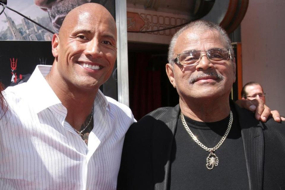 Dwayne and Rocky Johnson | Jim Smeal/BEI/Shutterstock