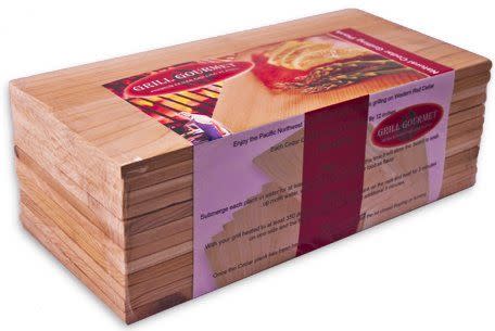 10) Grill Gourmet Cedar Grilling Planks (12-Pack)