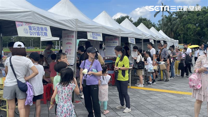 民進黨舉辦「都市就是孩子的遊戲場」DPP親子派對活動（圖／記者高逸帆攝影）