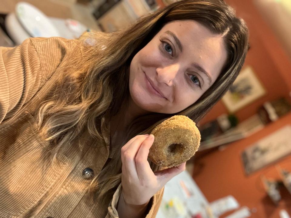 donut selfie