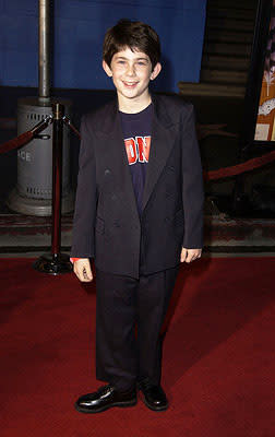 Jonah Meyerson at the Hollywood premiere of The Royal Tenenbaums