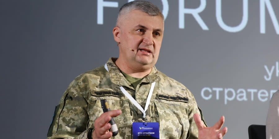 Eastern Group of Forces spokesperson Serhiy Cherevatyi