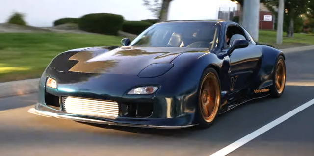 Here's a Mazda RX-7 with Four Rotors, 1,000 Hp and Mad Sound