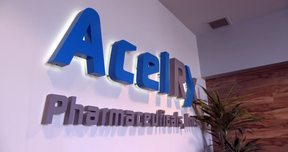 AcelRX headquarters in Redwood City, CA. (Sam Matthews/Yahoo News)