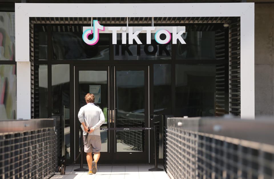 Oficinas de TikTok en Culver City, California.  (Foto: Mario Tama/Getty Images)