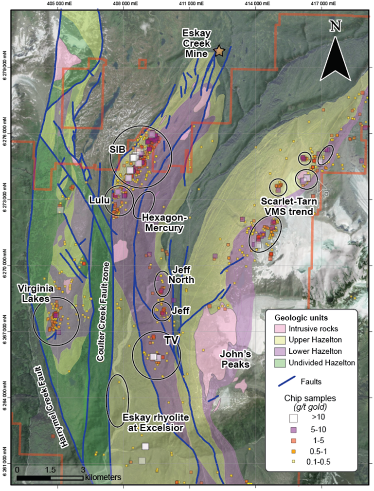 Eskay Mining Corp., Thursday, December 15, 2022, Press release picture