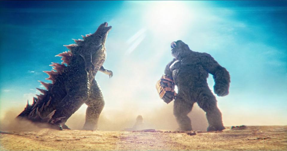 Godzilla and Kong have fights in Egypt and Rio de Janeiro. ©Warner Bros/Courtesy Everett Collection