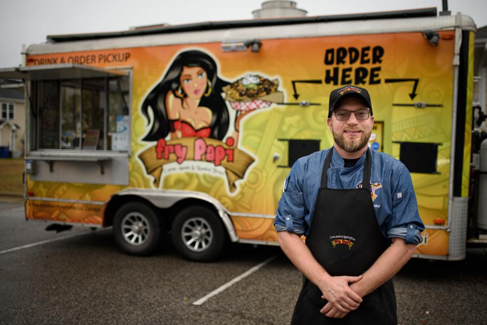 Zachary Substanley, owner of Fry Papi food truck.