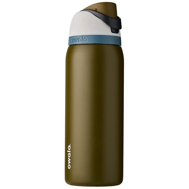 Pink insulated stainless steel water bottle by Owala: Lead-free! (This is  the only product from this brand that I have tested)